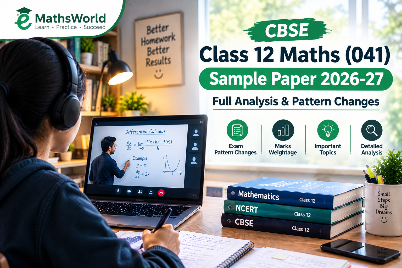 CBSE Class 12 Maths (041) Sample Paper 2026-27: Full Analysis & Pattern Changes